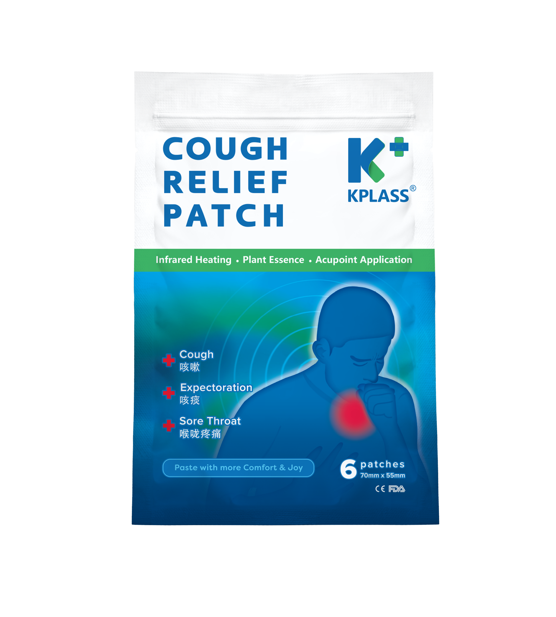 KPLASS Cough Relief Patch (12 x 6 Patches)