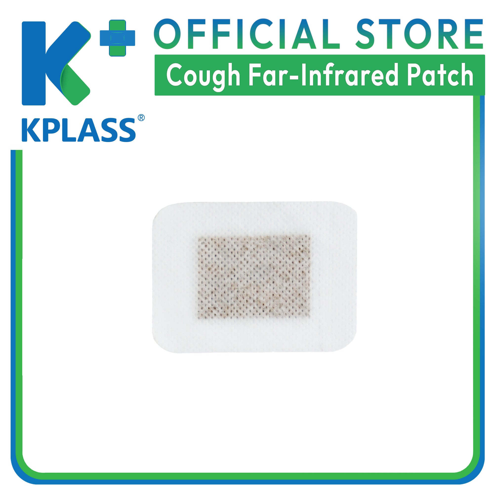 KPLASS 3s Cough Relief Patch | Sore Itchy Dry Throat Phlegm Expectorant Far Infrared Acupoint Plaster