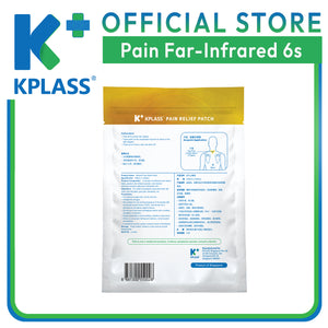 KPLASS Pain Relief Patch 6s| Back Neck Headache Shoulder Heel Leg Calf Sciatica Arthritis Muscle Nerve Acupoint Plaster