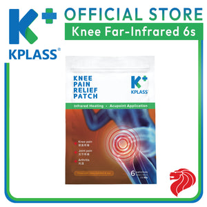 KPLASS Knee Pain Relief Patch 6s | Joint Elbow Knee Ache Arthritis Rheumatism Acupoint Heat Plaster