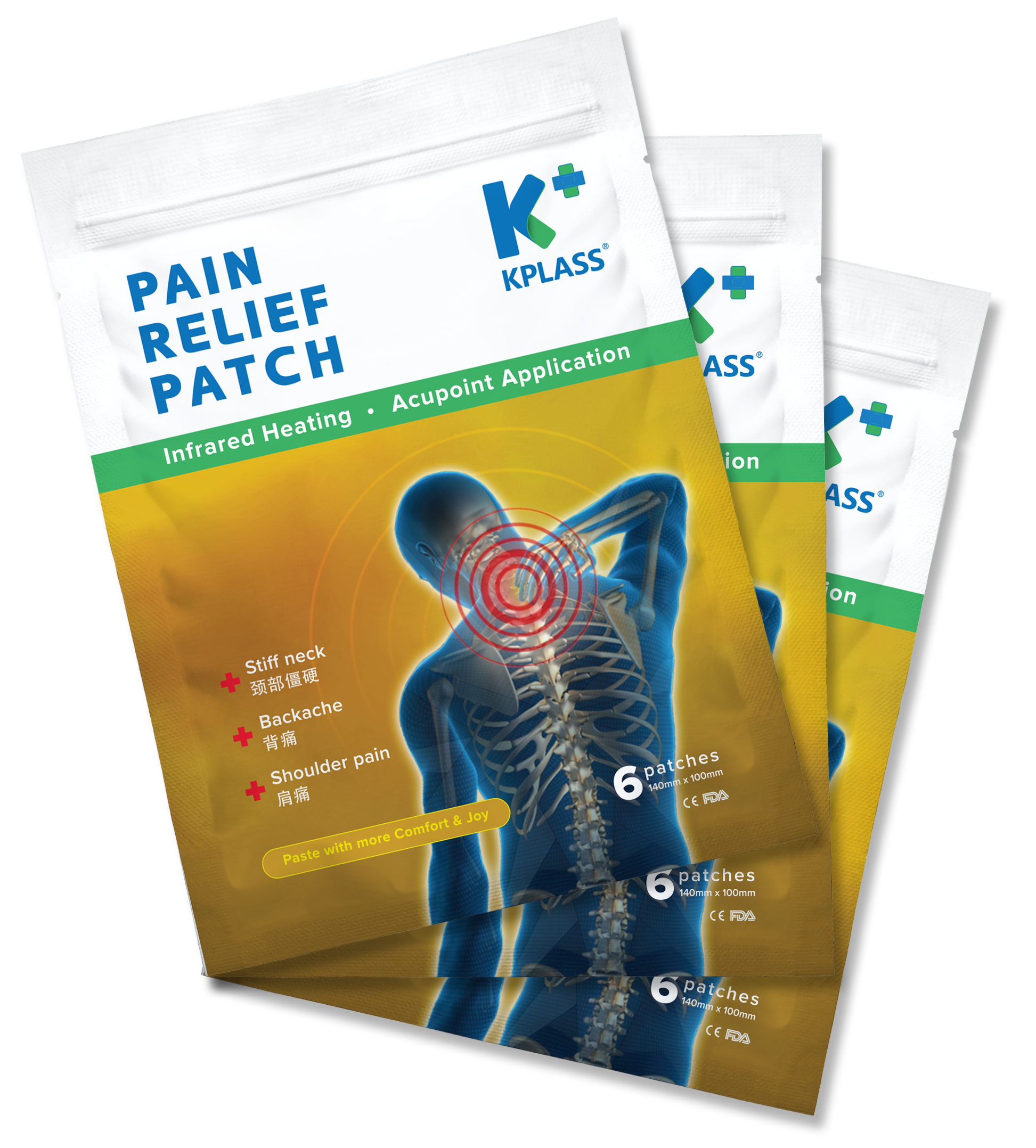 [Bundle of 3] KPLASS Pain Relief Patch (6 Patches)