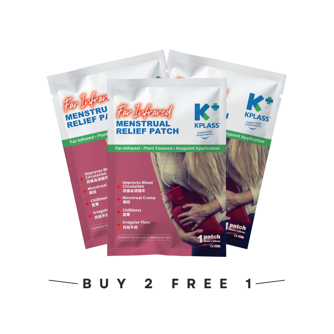 BUY 2 FREE 1 - KPLASS Menstrual Relief Patch (Pre-launch)